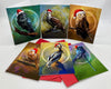 New Santa Bird Greeting Card Sets