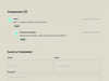 New Comment Tool and the Value of In-Person Events