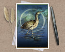 Bittern Single Greeting Card