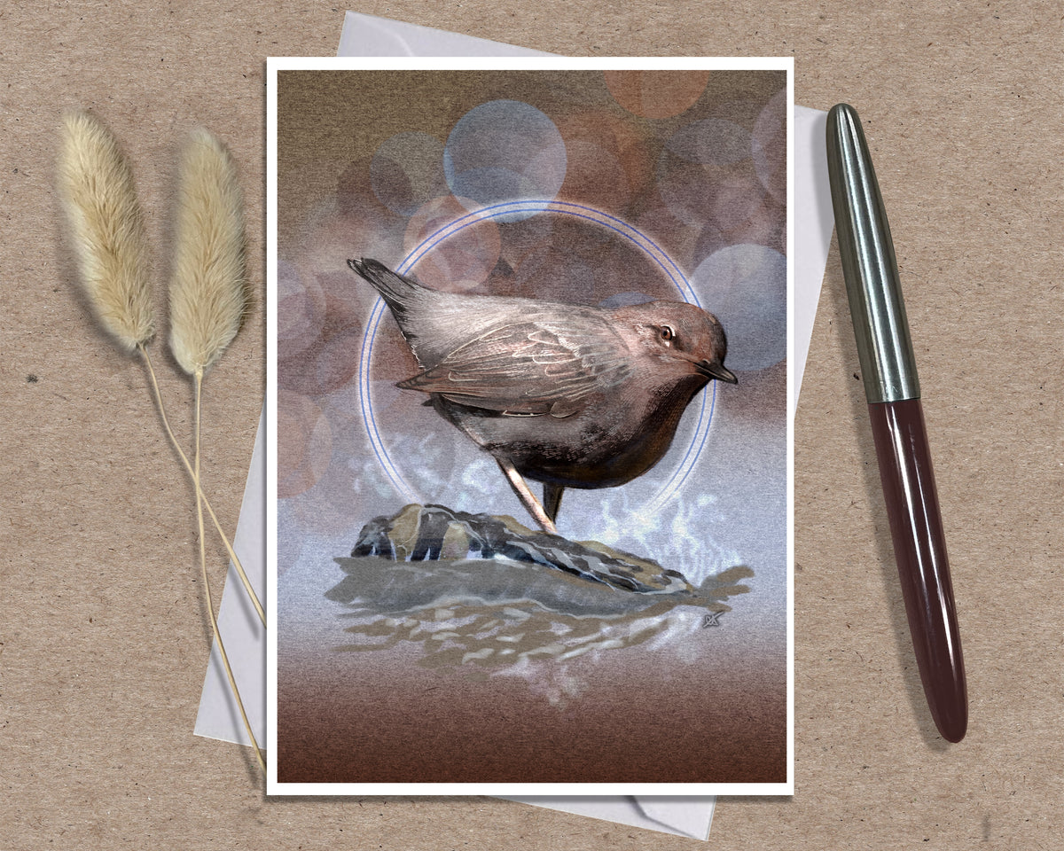 American Dipper Single Greeting Card