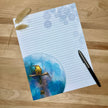 Turquoise-Browed Motmot Printable Stationery Mega-Pack