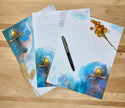 Turquoise-Browed Motmot Printable Stationery Mega-Pack