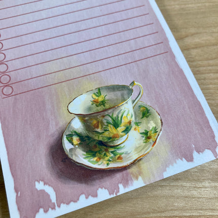 Daffodil Teacup Tear-Away 3.25x8