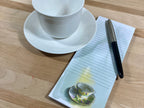 Dainty Yellow Floral Teacup Tear-Away 3.25x8