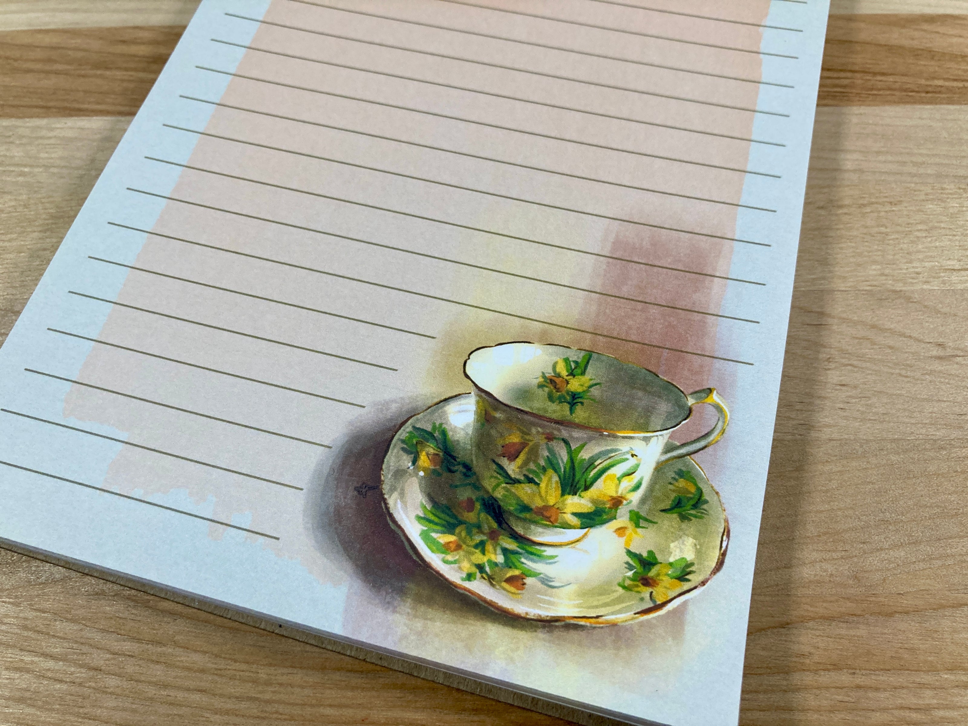 Daffodil Teacup Tear-Away 5x7