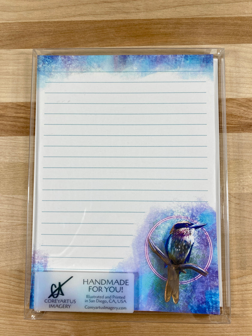 Lilac Kingfisher Tear-Away 5x7