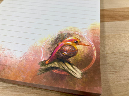 Rufous-Backed Kingfisher Tear-Away 5x7