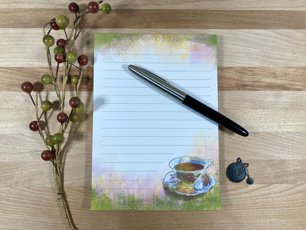 Wild Rose Teacup Tear-Away 5x7