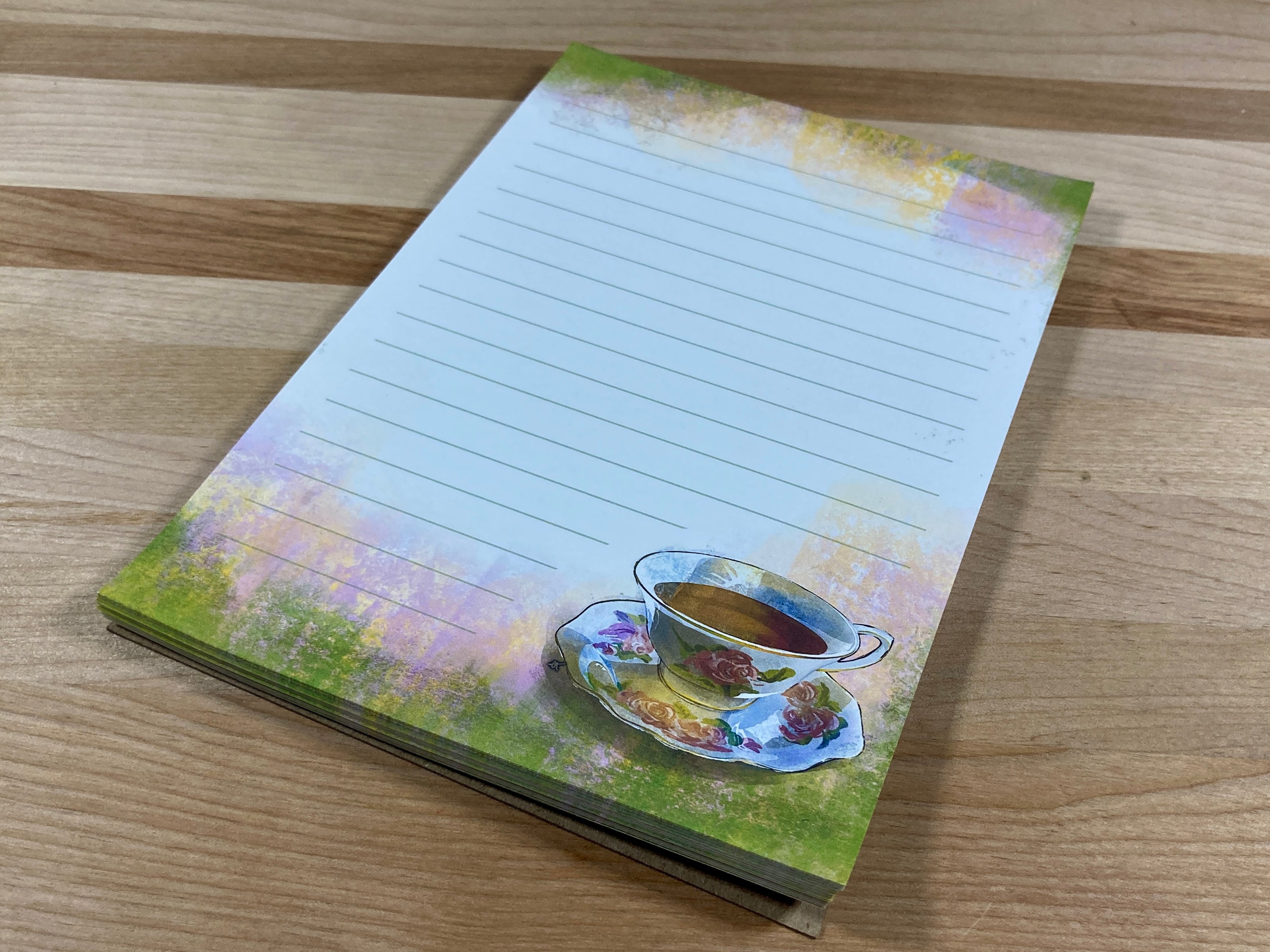 Wild Rose Teacup Tear-Away 5x7