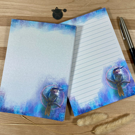 Lilac Kingfisher Tear-Away 5x7" Notepad