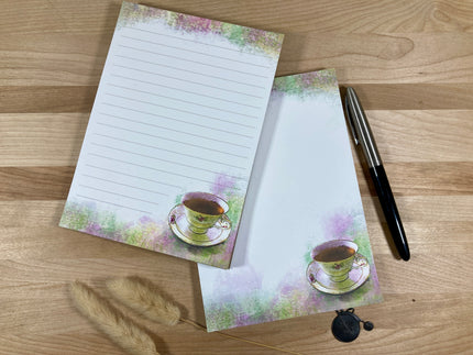 Dainty Rose Teacup Tear-Away 5x7