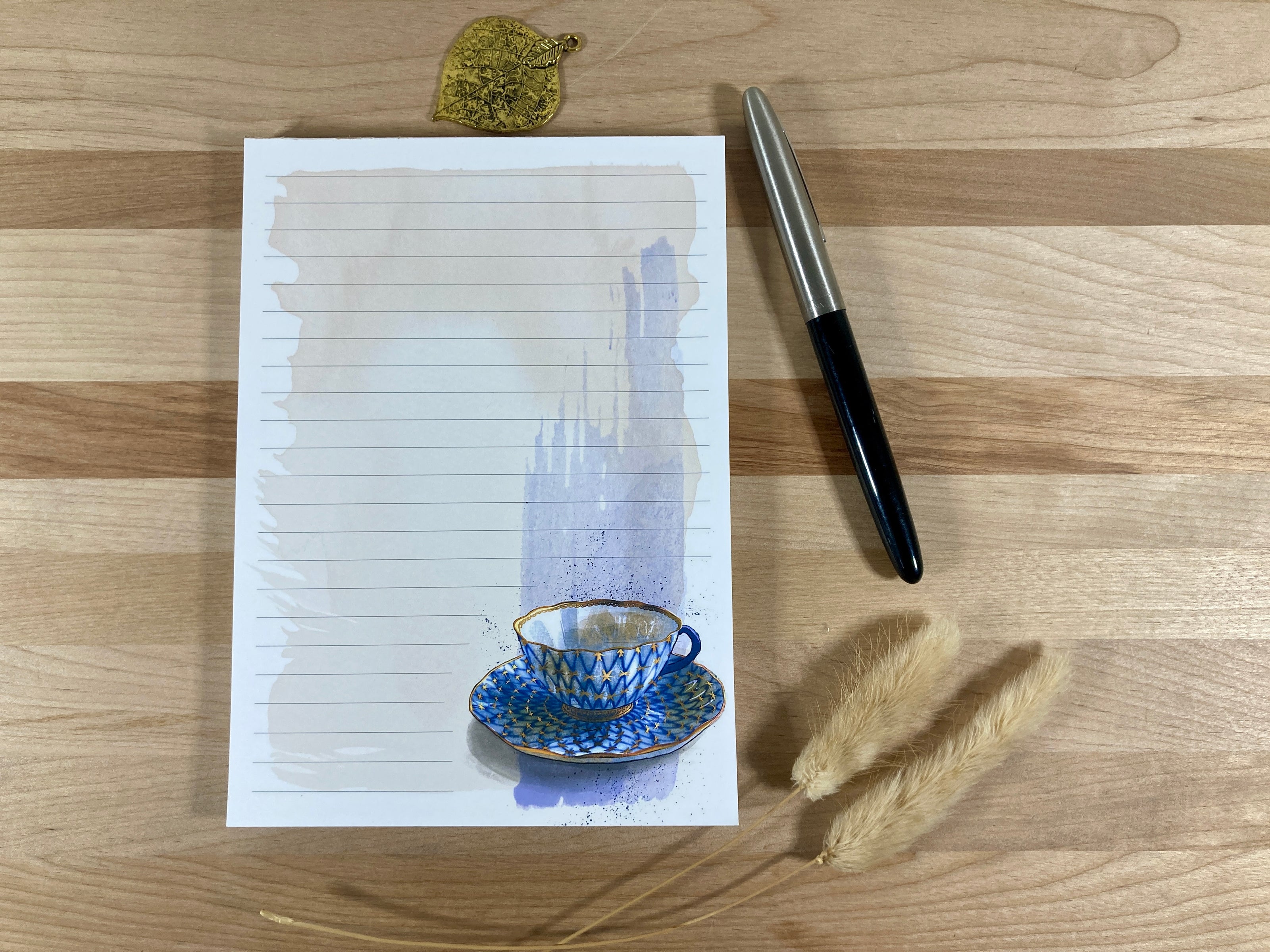 Blue and Gold Tear-Away 5x7