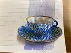 Blue and Gold Tear-Away 5x7