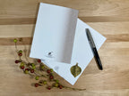 Golden Orange Hibiscus Single Greeting Card