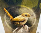 Illustration of a bird on a textured background