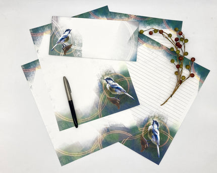 Black-Capped Chickadee Stationery Paper Pack