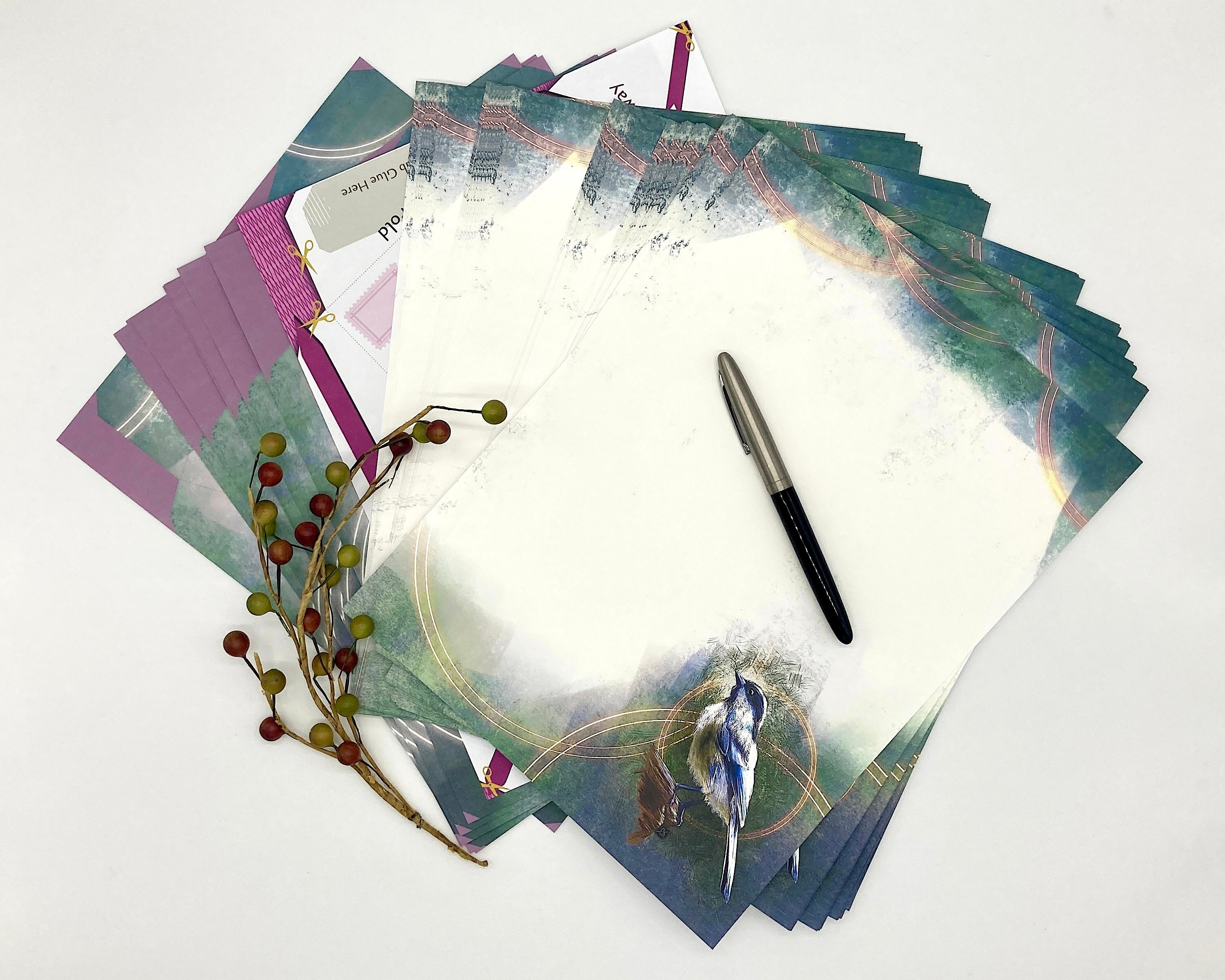 Black-Capped Chickadee Stationery Paper Pack