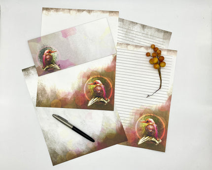 Rufous-Backed Kingfisher Stationery Paper Pack