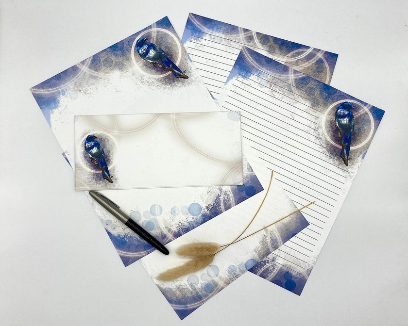 California Scrub Jay Stationery Paper Pack