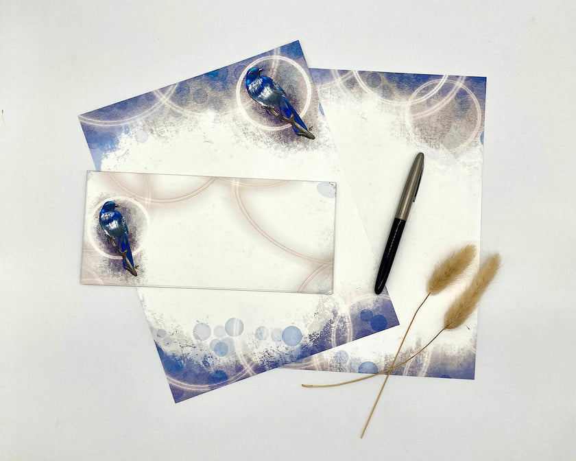 California Scrub Jay Stationery Paper Pack