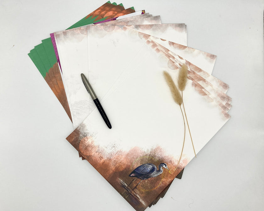 Heron Stationery Paper Pack