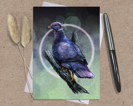 Pigeon Single Greeting Card