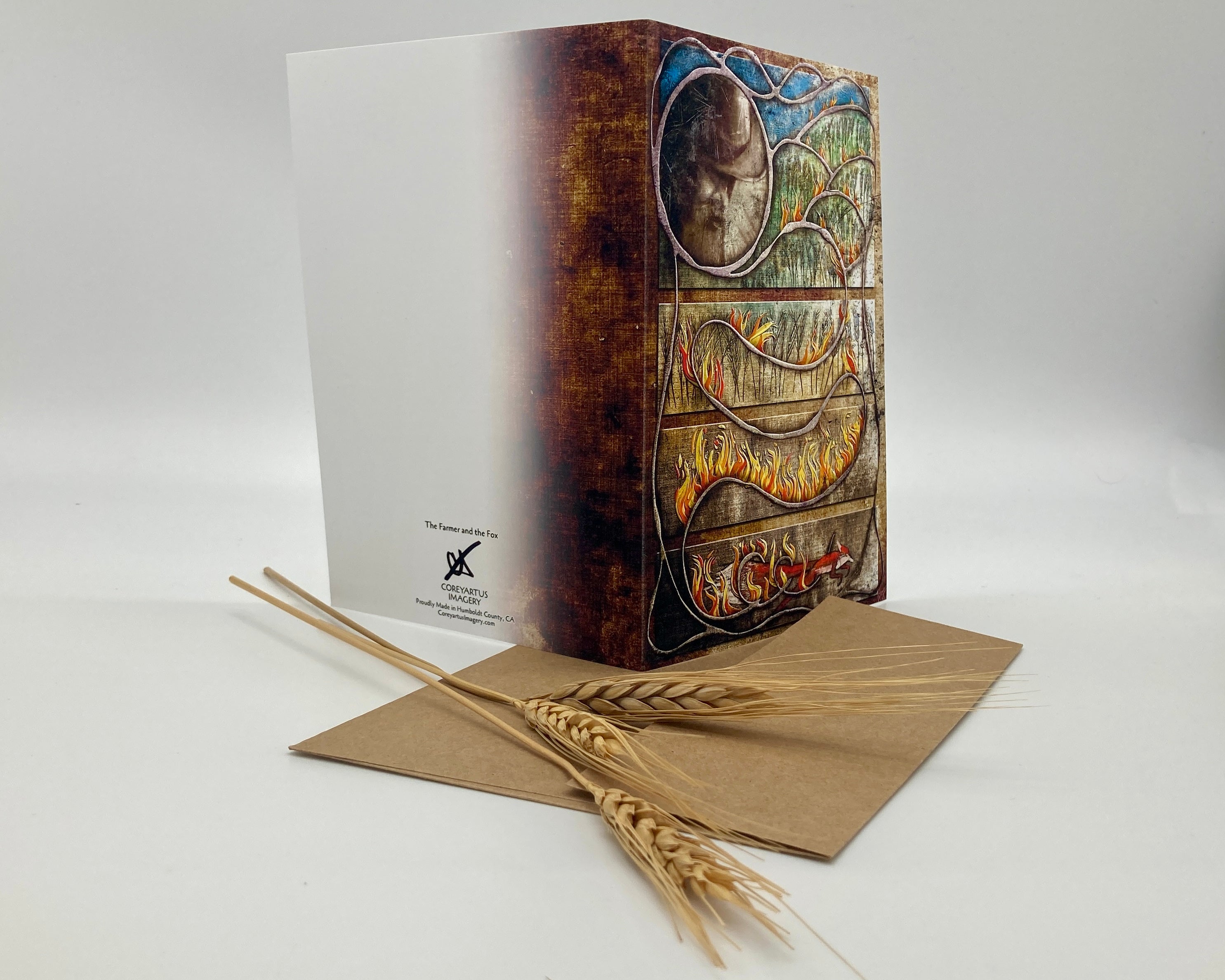 Decorative book with artistic cover design on a white background