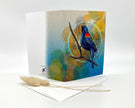 Red-Winged Blackbird Single Greeting Card
