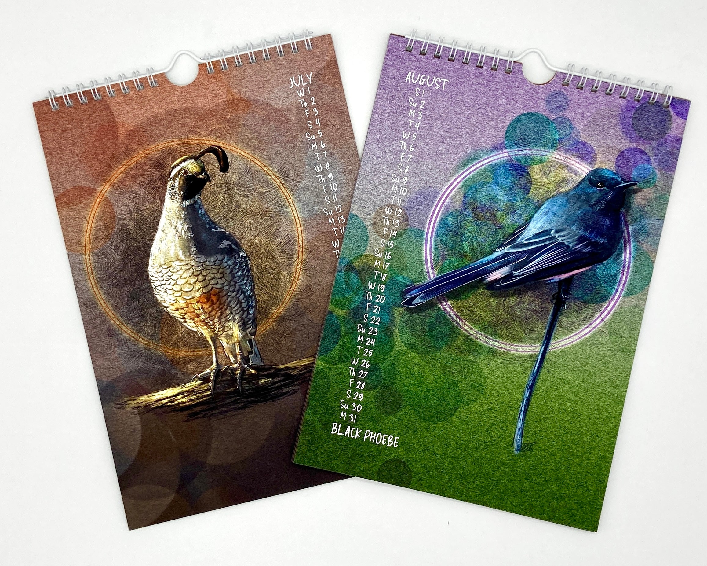 2026 Redwood Coast Birds Flip Art Calendar, 7x10