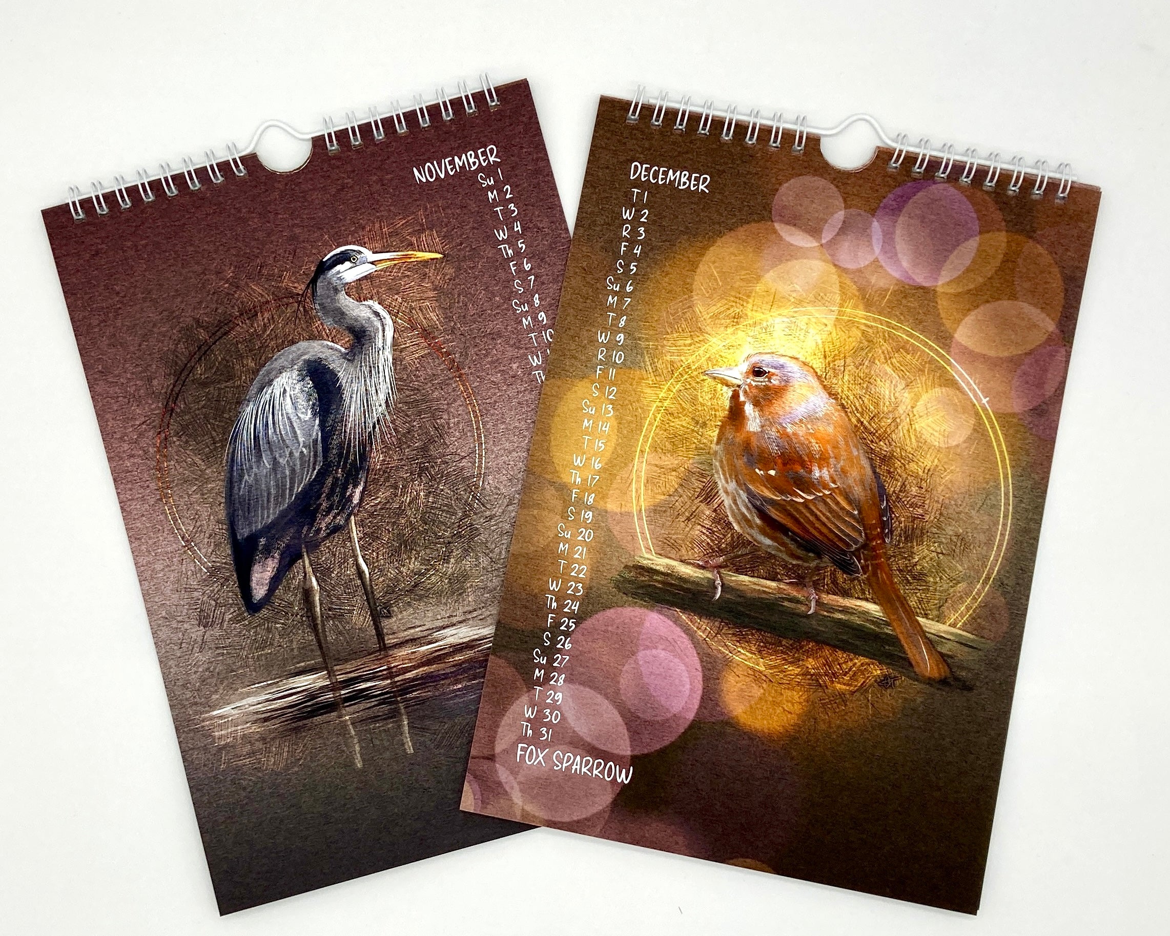 2026 Redwood Coast Birds Flip Art Calendar, 7x10
