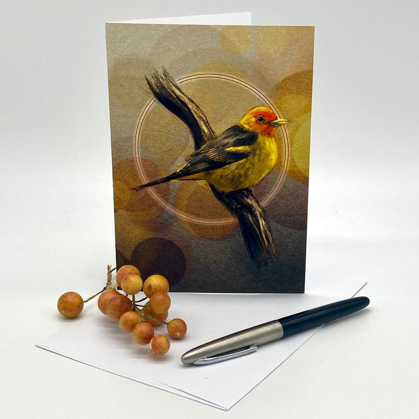 Western Tanager Greeting Card