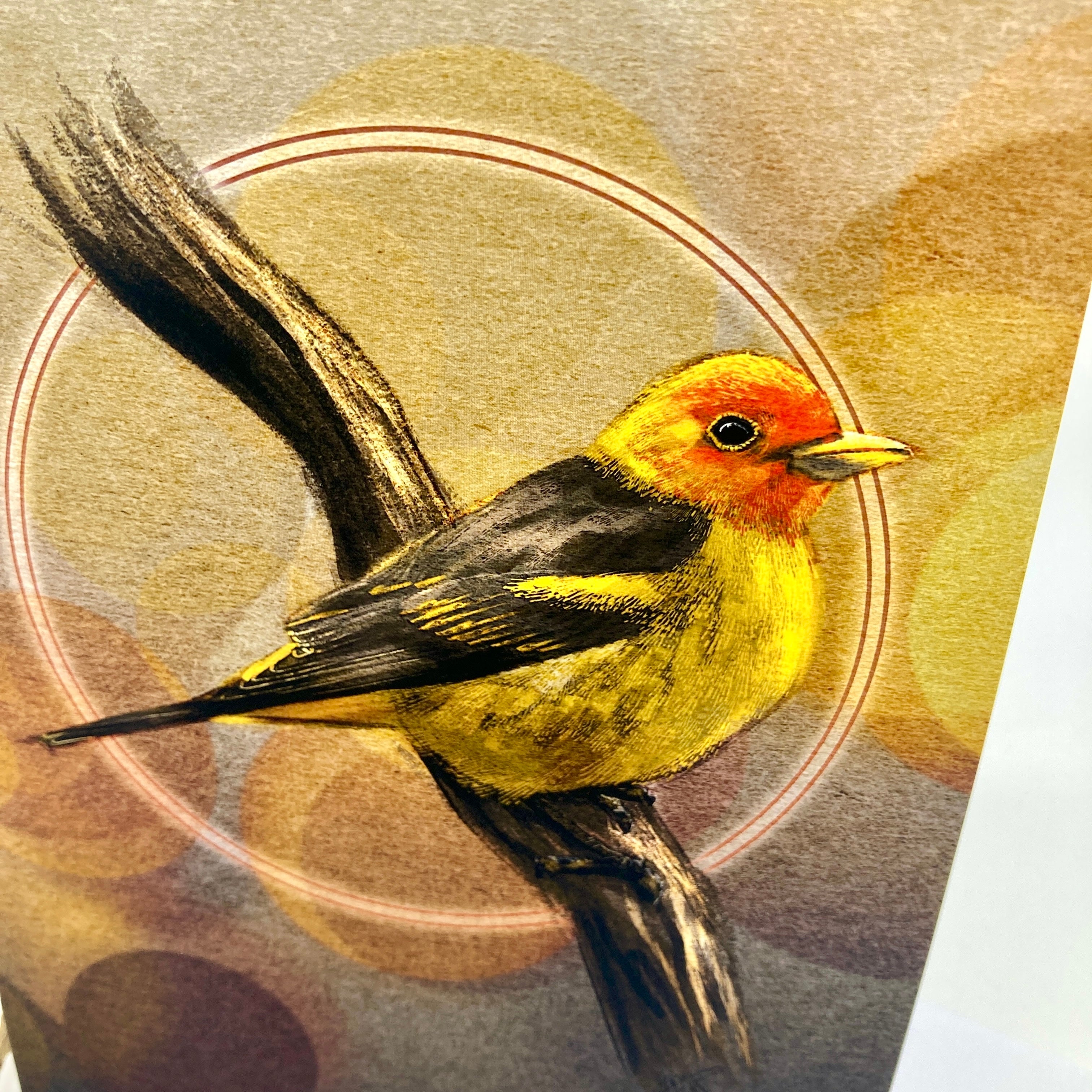 Western Tanager Greeting Card