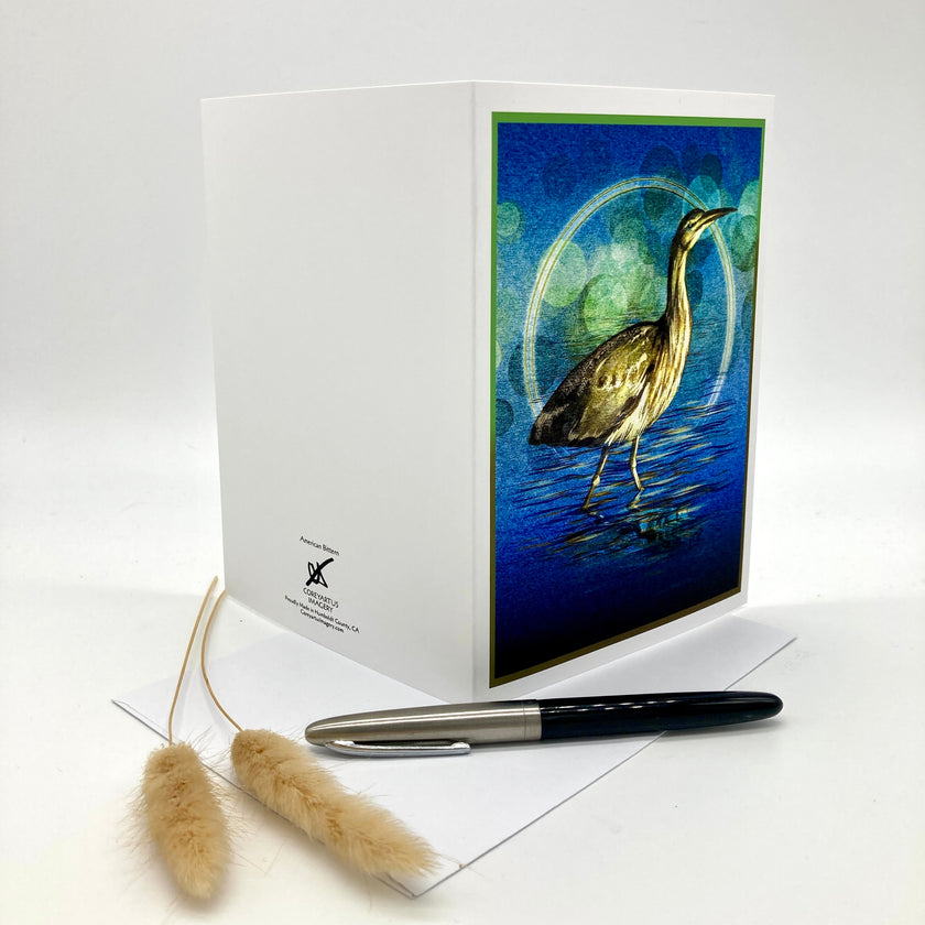 Bittern Single Greeting Card