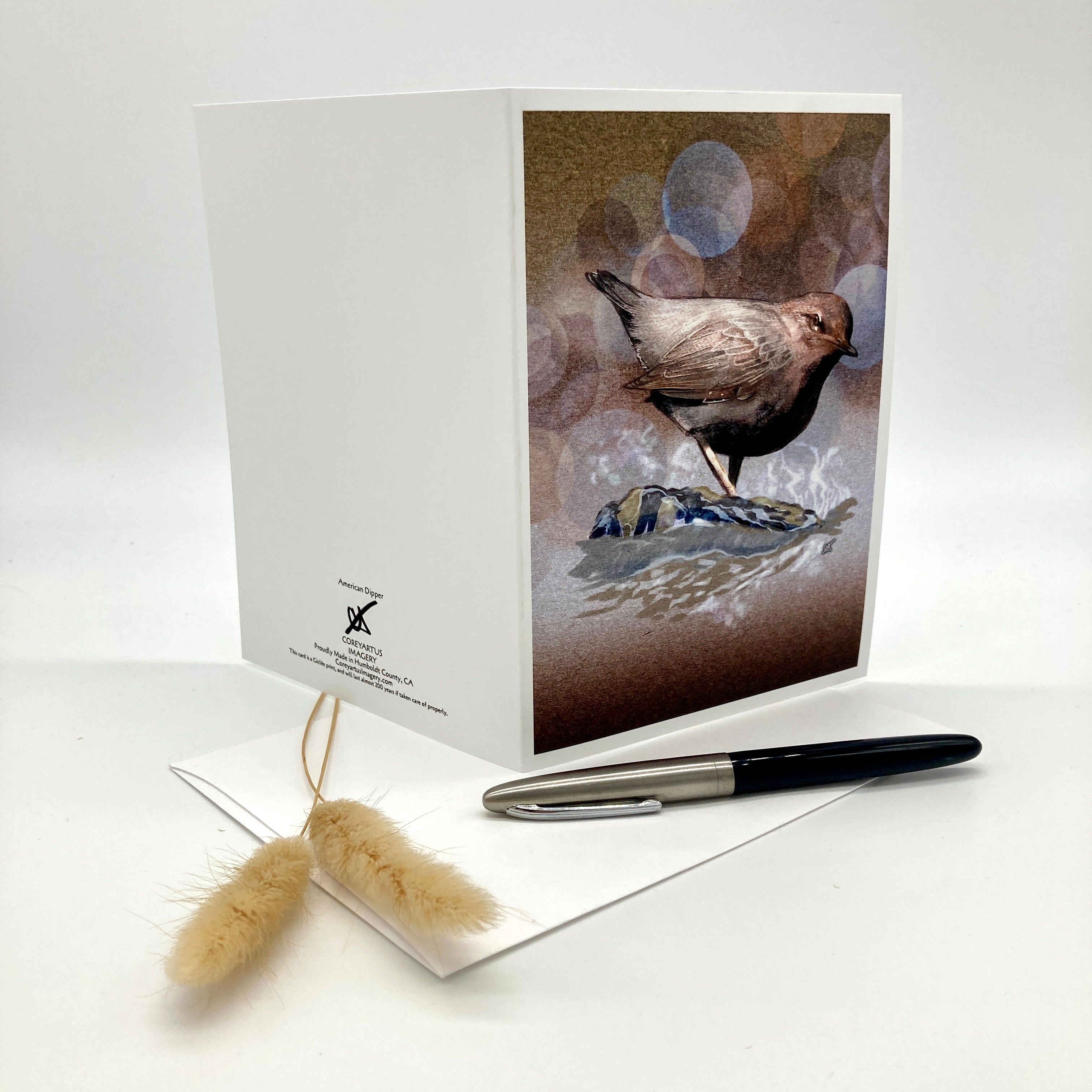 American Dipper Single Greeting Card