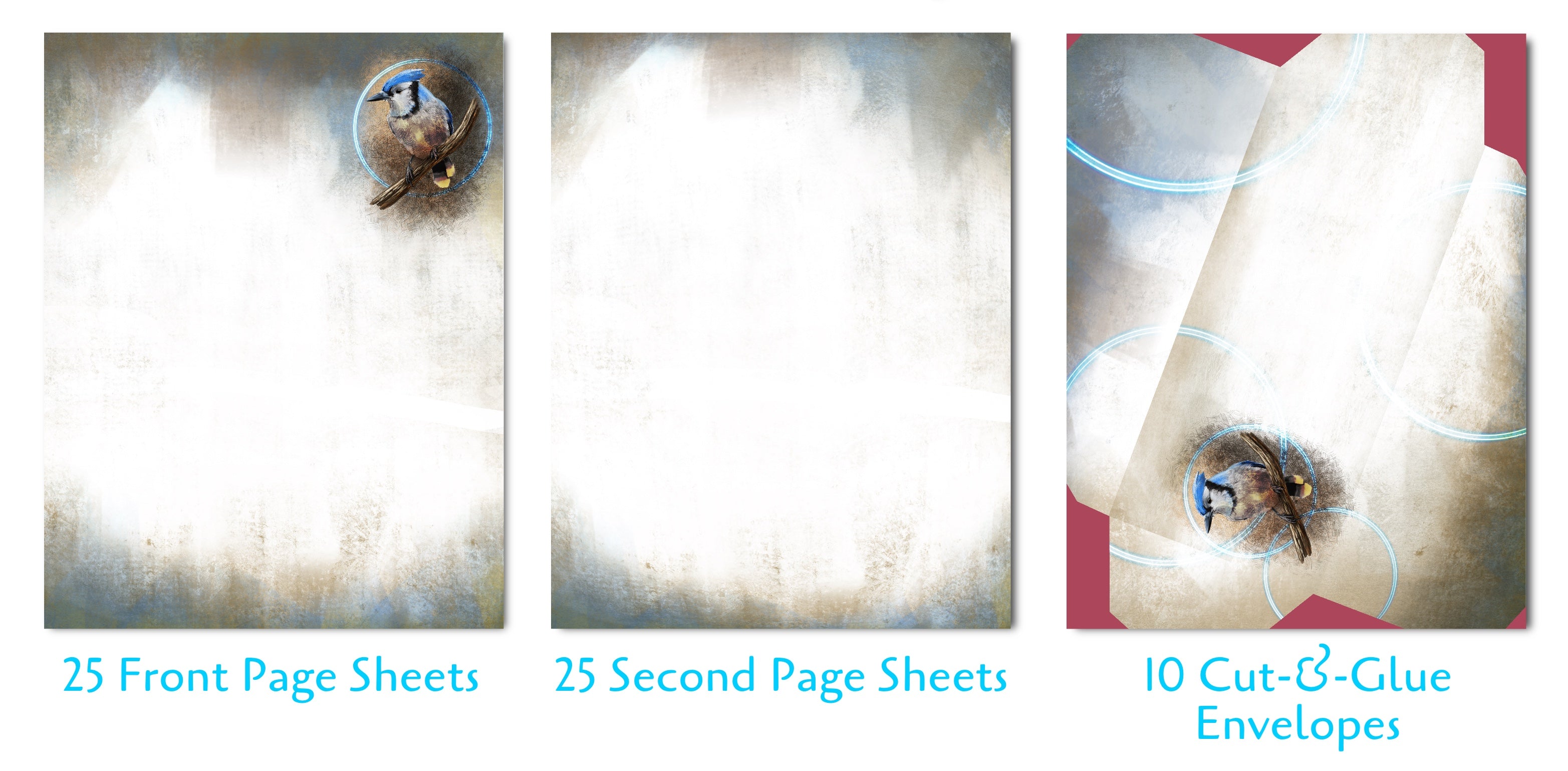 Blue Jay Stationery Paper Pack