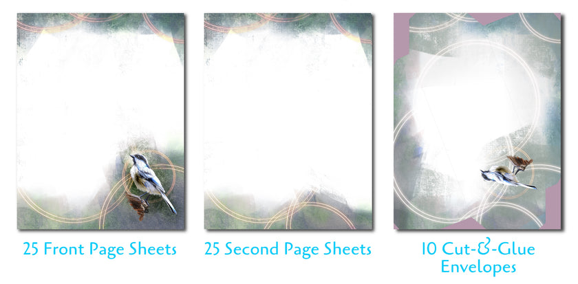 Black-Capped Chickadee Stationery Paper Pack