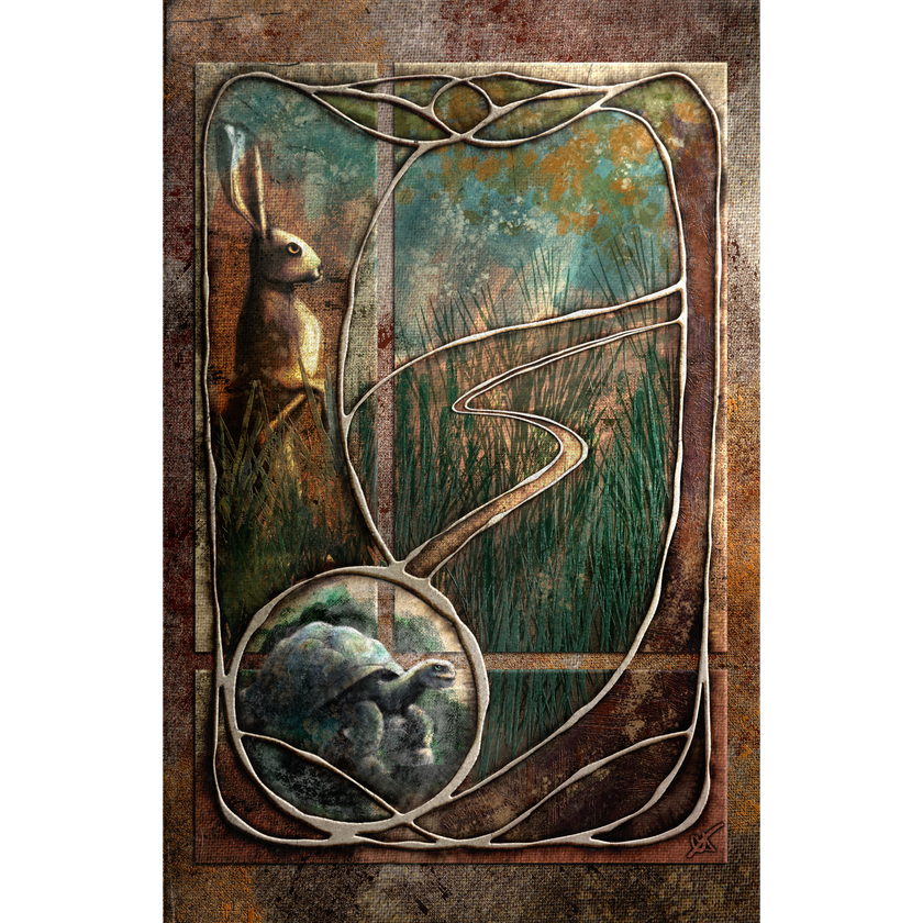 The Tortoise and the Hare 11x17
