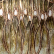 Artistic depiction of stylized people with a textured background