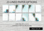 Turquoise-Browed Motmot Printable Stationery Mega-Pack