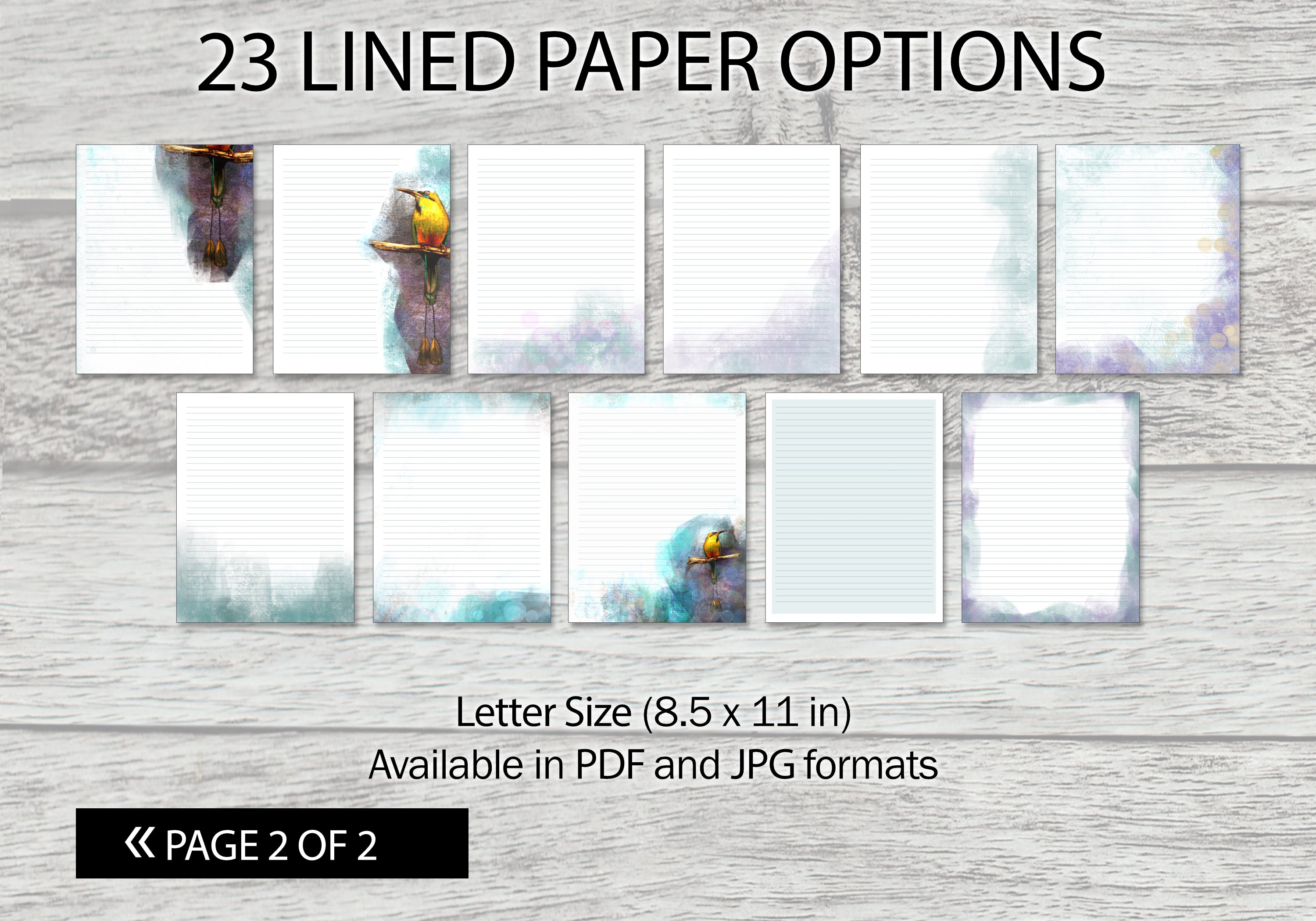 Turquoise-Browed Motmot Printable Stationery Mega-Pack