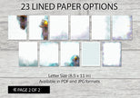Turquoise-Browed Motmot Printable Stationery Mega-Pack