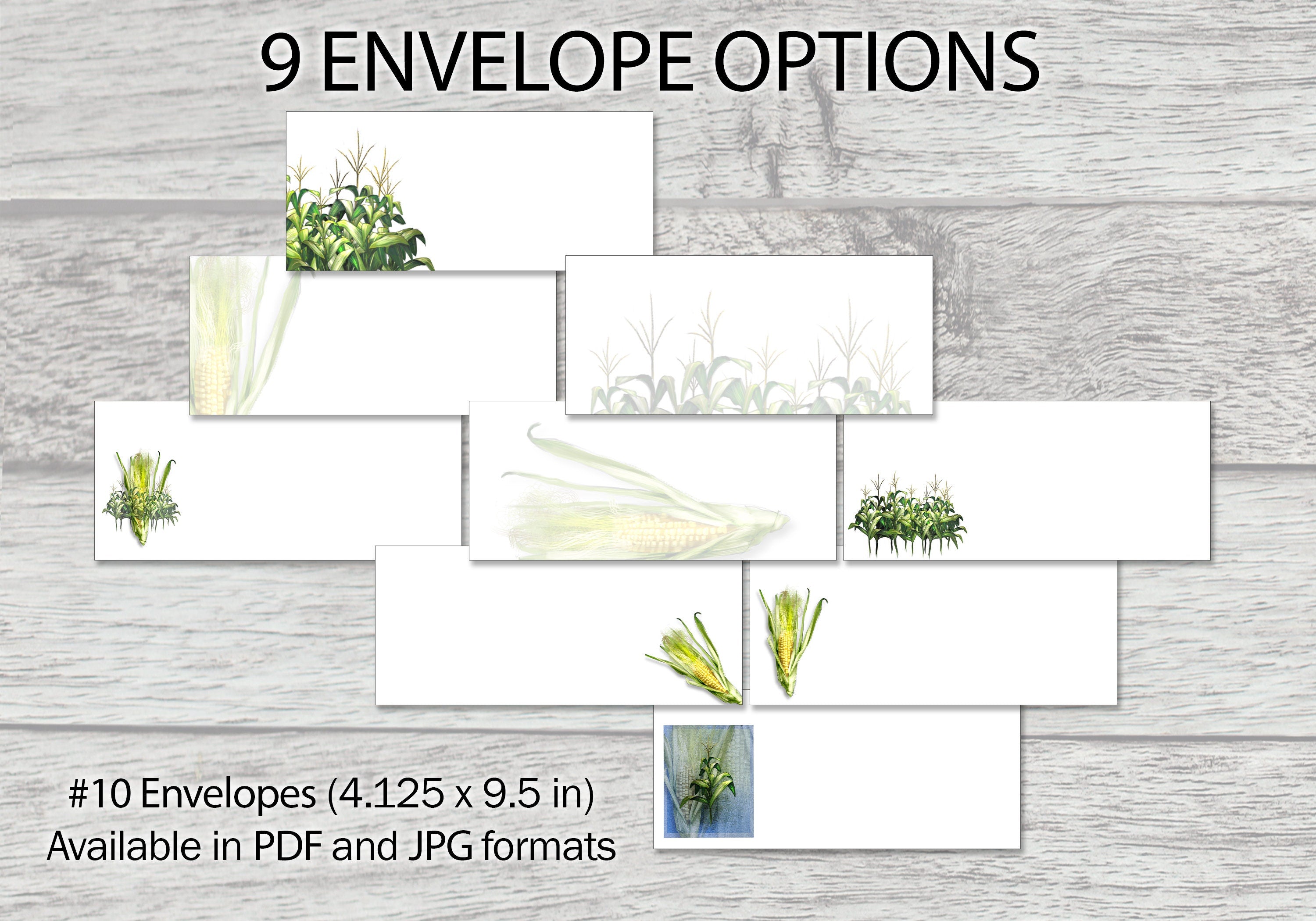 Sweet Corn Printable Stationery Mega-Pack