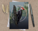Pileated Woodpecker Single Greeting Card