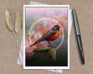 American Robin Single Greeting Card